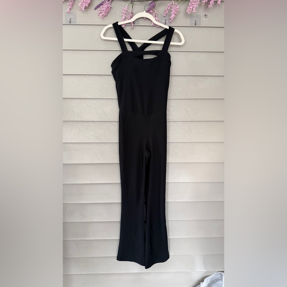 Elegant Yoga Black Jumpsuit NWOT size S